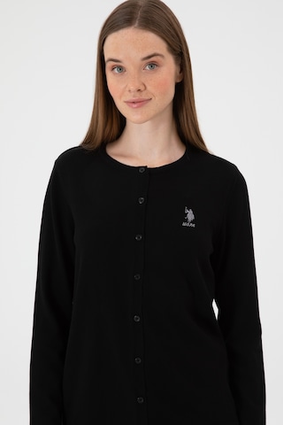 U.s. Polo Assn. Kadın Siyah Hırka Triko 50313624-vr046 Siyah