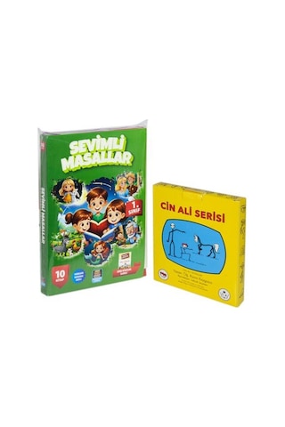 1. Sınıf İlk Okuma Serisi Sevimli Masallar 10 Kitap + Cin Ali ...