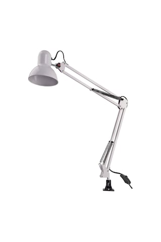 Noas Yl86-1310 Köln Mengeneli Metal Gövdeli Masa Lambası Beyaz