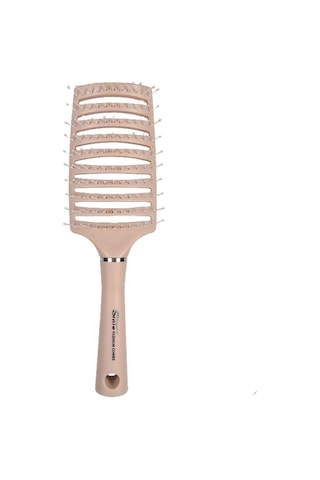 Macaron Büyük Tarak Kafa Deri Masaj Tarağı-pembe