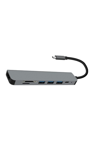 Dizüstü Bilgisayar Kolaylığı İçin Genişleme Bağlantı Noktası Usb Hub Usb Usb 3.0 Hızlı Şarj Video Çıkışı