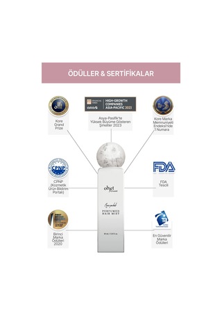 Nem Ve Parlaklık Veren Parfümlü Saç Misti Kundal Perfumed Hair Mist 40 Ml Rose Petals