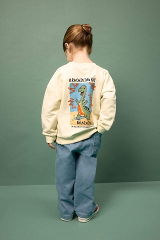 Defacto Oversize Sırt Baskılı Sweatshirt Erkek Bebek G7485a526sper78 Ekru-er78