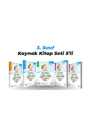 Öğretmen Evde 3. Sınıf Kitap Seti – 5’li Kitap