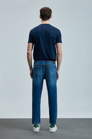 Lufian Orlando Smart Jean Erkek Pantolon Slim Fit Mavi Mavi 111200204100300 Mavi