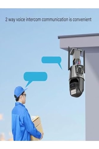Cmr7 8mp Ptz Dış Mekan Full Hd Wifi Kamera Su Geçirmez Hareket Sensörlü Gece Görüşlü Ip Kamera