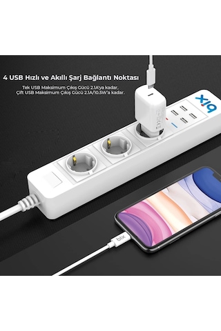 Vtn Bp-01 Wifi Yüksek Akım Korumalı Hızlı Şarj Özellikli Akıllı Priz 2 M