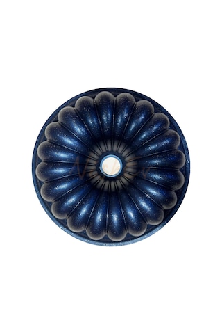 Hanımeli Premium Döküm Kek & Turta Kalıbı 26 Cm Mavi Renkli