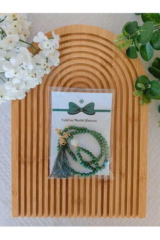 İsme Özel Kart Tespih Hediyelik - Bebek Mevlidi, Doğum, Sünnet, Hoşgeldin Bebek Hediyeliği