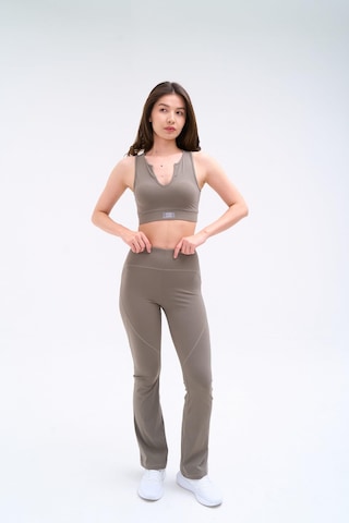 Normal People Aurı - Yüksek Bel Toparlayıcı Tayt Activefit Kumaş Yeşil