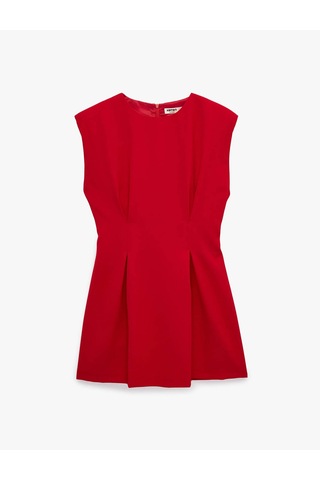 Koton Krep Mini Kırmızı Kadın Elbise 6sak80256uw