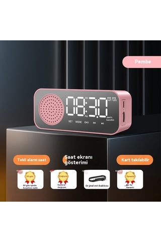 Akıllı Bluetooth Sesli Elektronik Çok Fonksiyonlu Saat Standart Sürüm