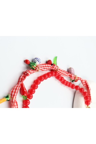 İkili Set Kolye 40 - 50 Cm Çok REnkli