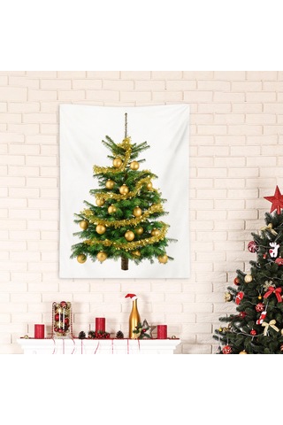 Homyl Yılbaşı Goblen Ağacı Duvar Asılı Yatak Odası Ev Yurt Için