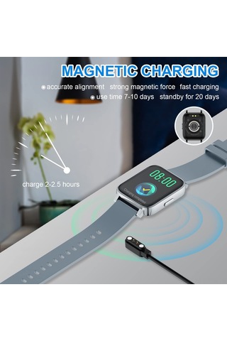 Tenfowee Akıllı Saat: 1.69" Dokunmatik Ekran (İthalatçı Garantili)