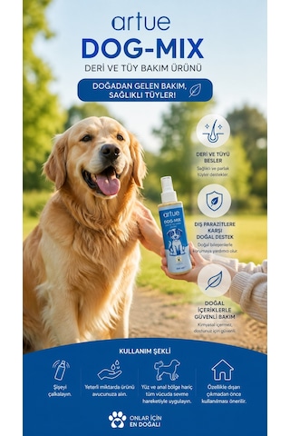 Dogmix - Köpekler İçin Deri Ve Tüy Bakım Yağı