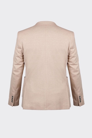 Bej Casual Slim Fit Bi-stretch Ceket Bej