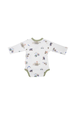 Tiffany Baby & Kids Tiffany Baby Work Machine Theme Kruvaze Bebek Body 13022 Ekru
