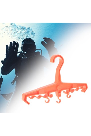 Suntek Wetsuit Askısı Bcd Bc Şnorkel Için Askı Turuncu Turuncu