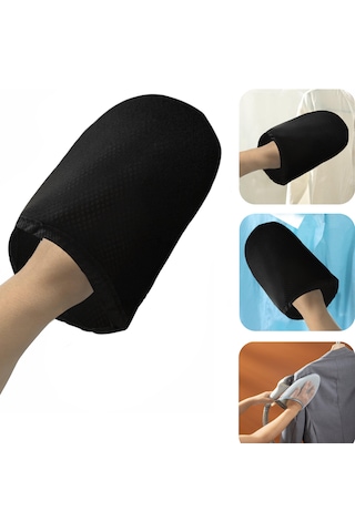 Microcase Dikey Buharlı Ütülerle Uyumlu Isıya Dayanıklı Mini El Ütüsü Pedi - Al5314 1 Adet Siyah - 2 Adet