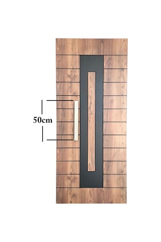 Homdep Çelik Kapı Çekme Tutma Kolu Dikdörtgen Model Renk Saten 50cm