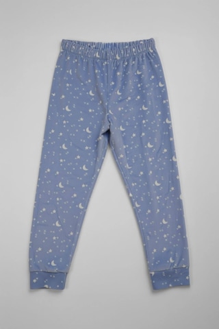 Markapia Erkek Çocuk Yumuşak Kadife Dokulu Pijama Altı Mavi