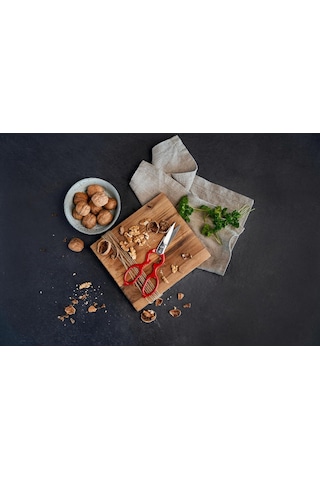 Zwilling Kitchen Shears Çok Amaçlı Makas, Paslanmaz Çelik, Kırmız