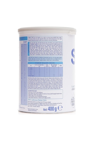 Sma Laktozsuz Bebek Maması 400 G