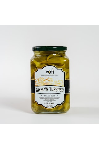 Vafi Turşu Serisi Bamya Turşusu 1000cc-500gr-8489