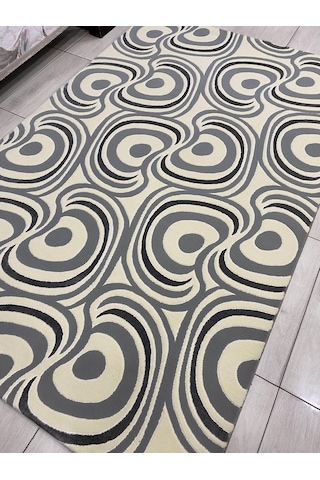 Saray Halı Vizyon 11338 Ws 200X300 Gri Krem 6 M2 Sık Halı !