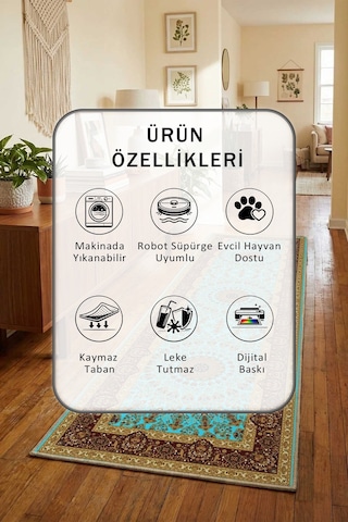 A-6 Yıkanabilir Yolluk Kahve
