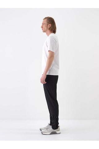 Xint Beyaz Pamuk Dokulu Slim Fit Tişört 502206