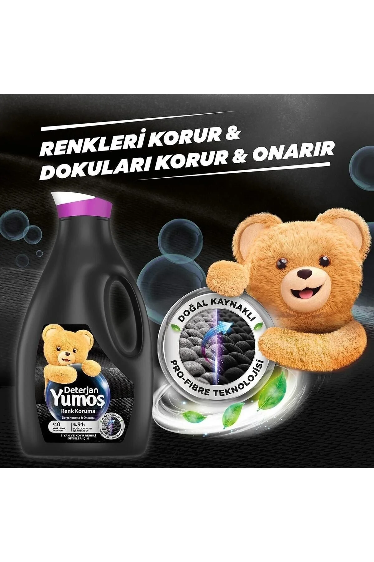 Yumoş Sıvı Bakım Deterjanı Siyahlar Dark 6'lı Dev Fırsat Paketi - 6 X 1690 Ml - Toplam 168 Yıkama 1690 ML
