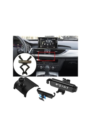 Audi A6 Cep Telefonu Tutacağı Havalandırma Robotik Açılır Kapanır 2012 - 2017 Arası Siyah