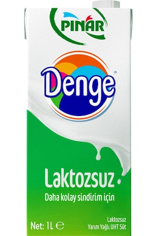 Pınar Denge Laktozsuz Süt 1 Lt X 6 Adet