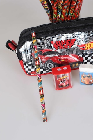 Yeni Sezon Lisanslı Hot Wheels Kalem Çantası,2 Adet Kurşun Kalem,silgi Ve Çift Bıçaklı Kalemtraş Kırtasiye Seti Diğer