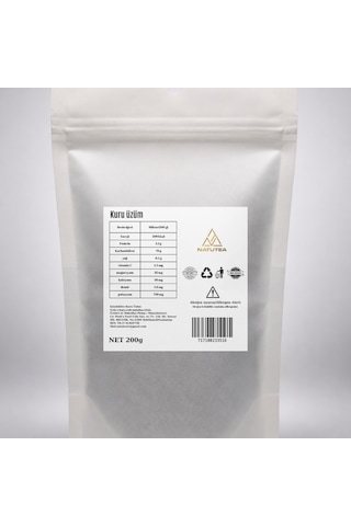 Natutea Kuru Üzüm 200 G Kuru Meyve 200 G
