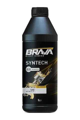 Brava Syntech 10W-50 Yarı Sentetik Motor Yağı 1 L
