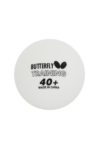 Butterfly 40+ 6'lı Masa Tenisi Antrenman Topu Beyaz