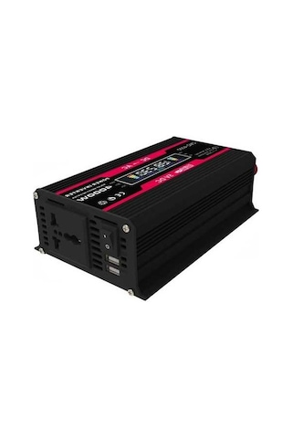 Wondernest Zhizun Modifiye 4000w 12v - 220v Sinewave Araç İnvertörü Siyah