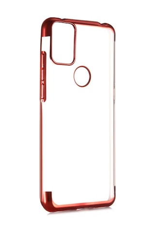 Alcatel 3X 2020 Kılıf Zore Dört Köşeli Lazer Silikon Kılıf