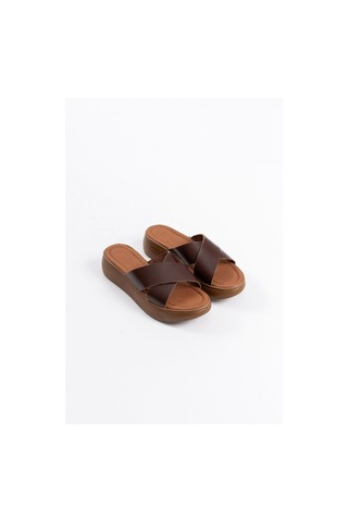 Kocadal Kocadal Borlina Acı Kahve Hakiki Deri Terlik Muhtelif