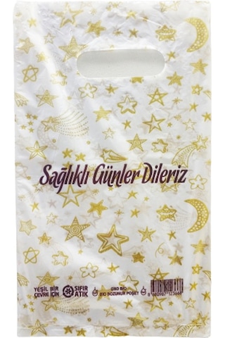 7500 Adet 16X27Cm Mini Bio Eczane Poşeti