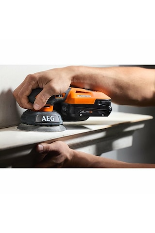 Aeg Bex18sbl-125-602tc Akülü Titreşim Zımpara Kömürsüz 6.0ah 4935500068