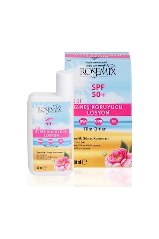 Rosemix - 413 - - Gül Yağlı Güneş Koruyucu Losyon +50 Spf + - 2 Adetlik - Spt-gld - Set Ürün