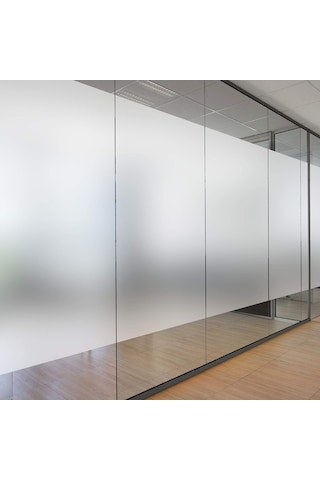 30 Cm X 2 Metre Gümüş Frosted Cam Kumlama, Ofis, Duşakabin Ve Balkon Camı Buzlu Kaplama Folyosu