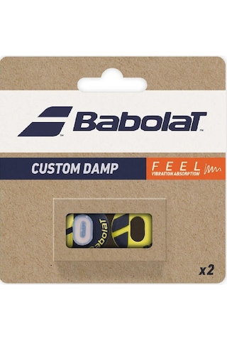 Babolat Custom Damp Titreşim Önleyici Siyah Sarı 2li