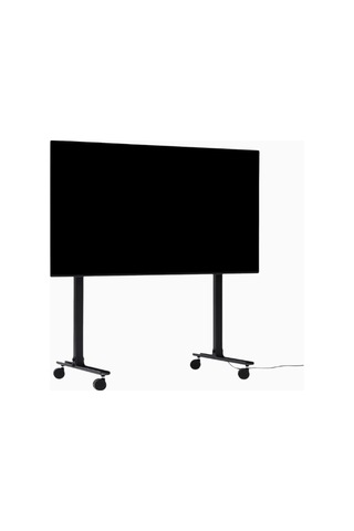 Fitueyes Straight Rollin Tv Standı 40 70", Tekerlekli & Mobil, Şık Siyah Tasarım Tv Ünitesi