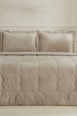 Karaca Home Flufy Çift Kişilik Soft Dream Comfort Set Bej Bej