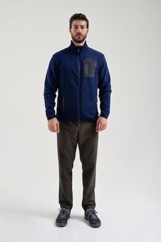 Exuma 2312003 Erkek Lacivert Tam Fermuarlı Polar 001